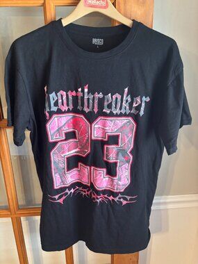 Brisco Brands Short Sleeve Tee Black/Pink SZ: L